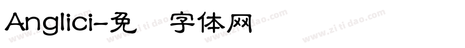 Anglici字体转换