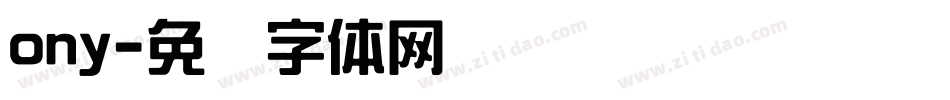 ony字体转换