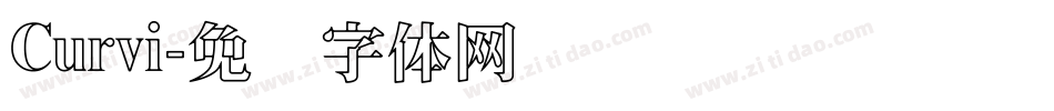 Curvi字体转换