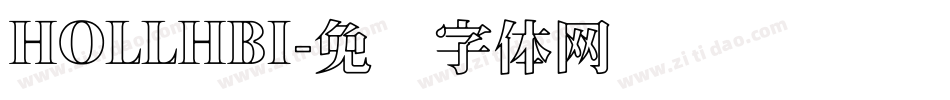HOLLHBI字体转换