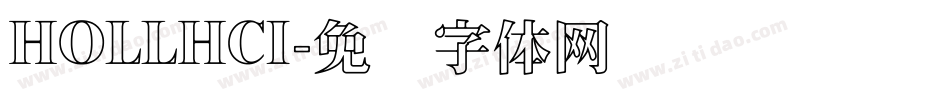 HOLLHCI字体转换