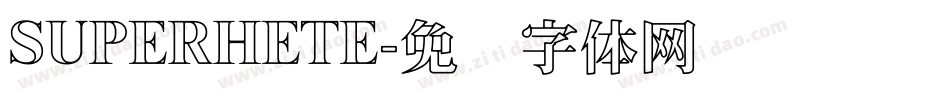 SUPERHETE字体转换