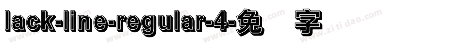 lack-line-regular-4字体转换