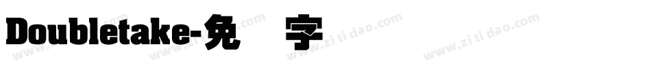 Doubletake字体转换