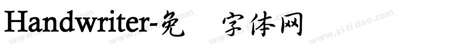 Handwriter字体转换