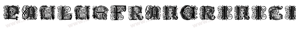 PaulusFranckInitialen字体转换