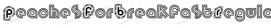 PeachesForBreakfastRegular-5dZz字体转换