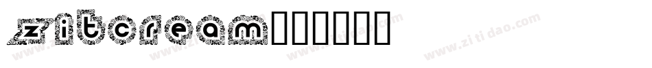 ZITCREAM字体转换