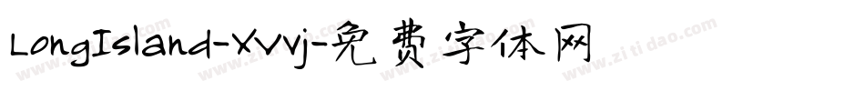 LongIsland-XVvj字体转换
