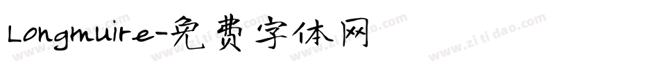Longmuire字体转换