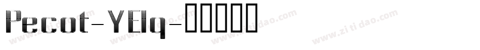 Pecot-YElq字体转换