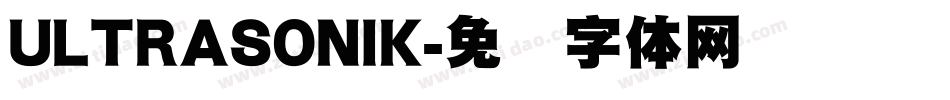 ULTRASONIK字体转换