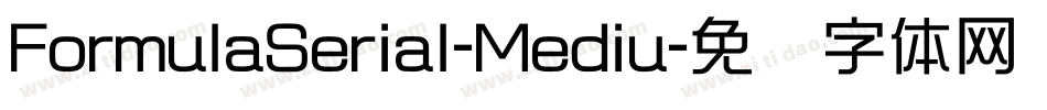 FormulaSerial-Mediu字体转换