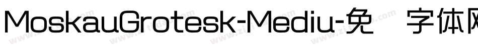 MoskauGrotesk-Mediu字体转换