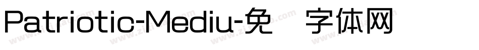 Patriotic-Mediu字体转换