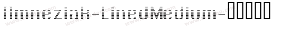 Amneziak-LinedMedium字体转换
