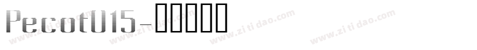 Pecot015字体转换