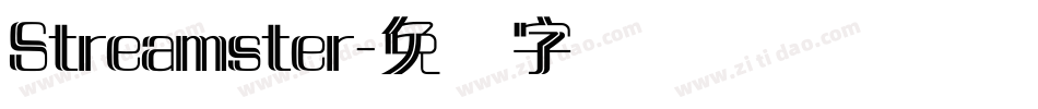 Streamster字体转换