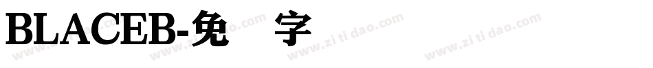 BLACEB字体转换