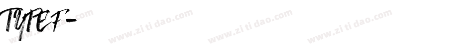 TYPEF字体转换