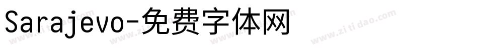 Sarajevo字体转换