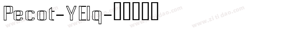 Pecot-YElq字体转换