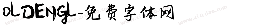 OLDENGL字体转换