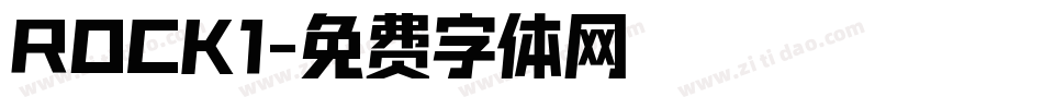 ROCK1字体转换