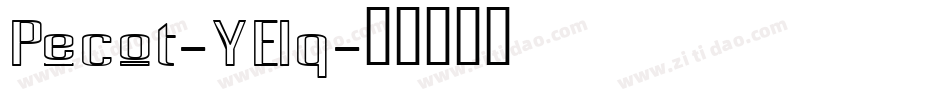 Pecot-YElq字体转换