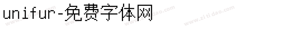 unifur字体转换
