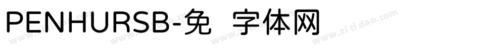 PENHURSB字体转换