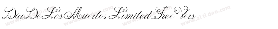 DiaDeLosMuertosLimitedFreeVersion-Jwdn字体转换