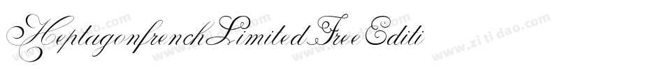 HeptagonfrenchLimitedFreeEdition-qxWr字体转换