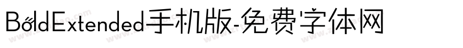 BoldExtended手机版字体转换