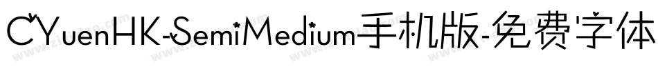 CYuenHK-SemiMedium手机版字体转换