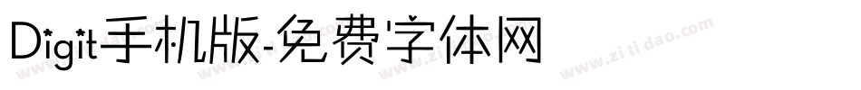 Digit手机版字体转换