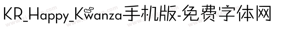 KR_Happy_Kwanza手机版字体转换