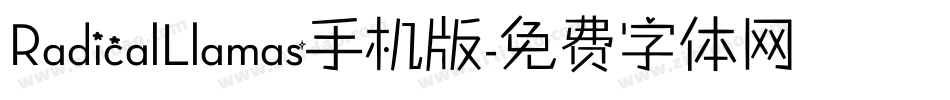RadicalLlamas手机版字体转换