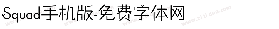 Squad手机版字体转换