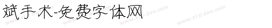 斌手术字体转换