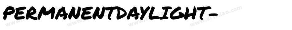 PERMANENTDAYLIGHT字体转换