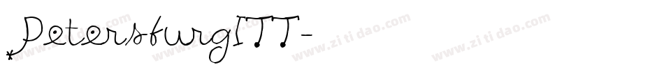 PetersburgITT字体转换