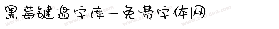 黑莓键盘字库字体转换