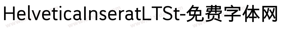 HelveticaInseratLTSt字体转换