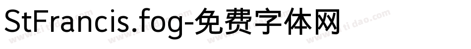 StFrancis.fog字体转换