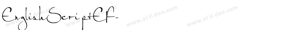 EnglishScriptEF字体转换
