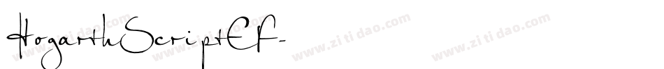 HogarthScriptEF字体转换