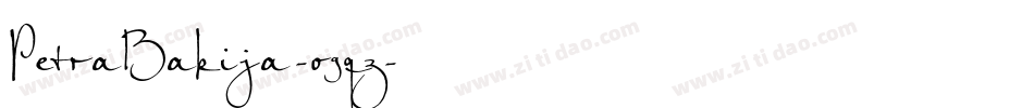 PetraBakija-o9qz字体转换