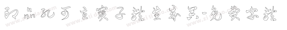 印品孔可立宝子体生成器字体转换