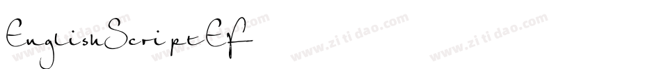 EnglishScriptEF字体转换